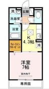 クラージュ　Ｂ 1Kの間取り