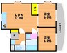ビーキーパーズ　北Ⅰ号館 2LDKの間取り