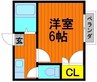 プレアール西川原Ⅱ 1Kの間取り