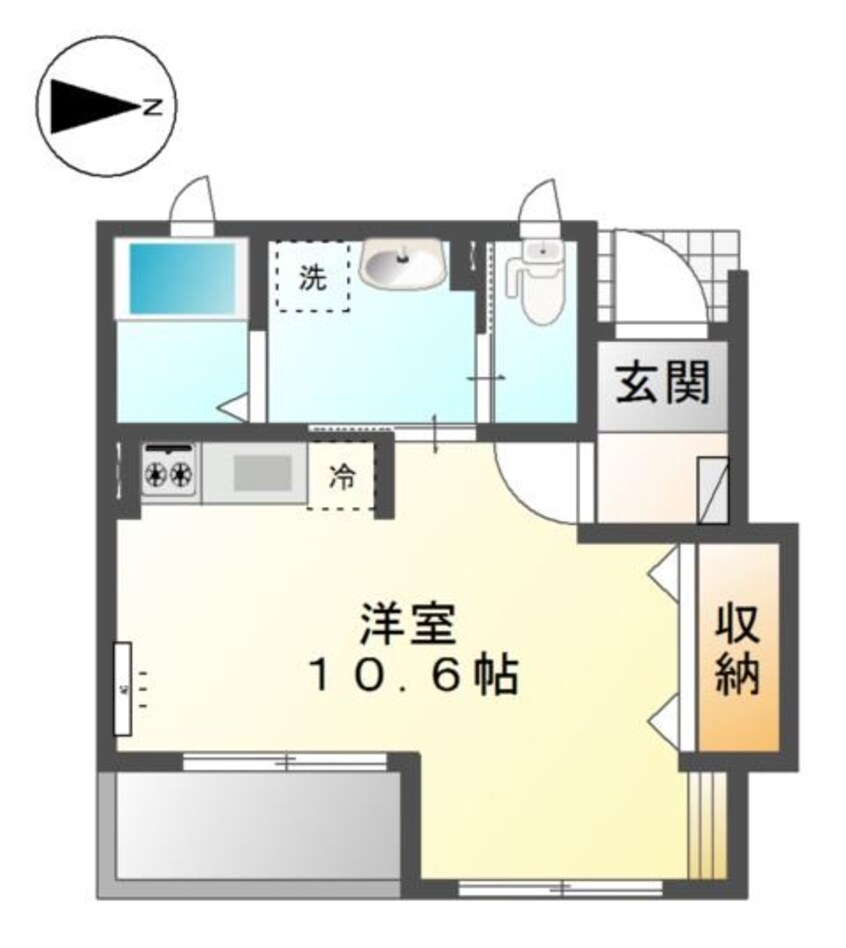 間取図 サウスロワール