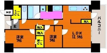 間取図 アルファステイツ岡山駅前