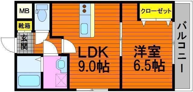 間取り図 Frankfurt東川原