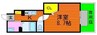 ワイロード 1Kの間取り