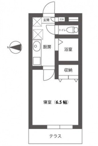 間取図 ウェーブレジデンス中仙道A棟