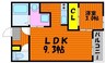 REGALEST CARAT 1LDKの間取り