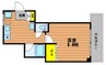 駅元ビル 1Kの間取り