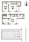 カシーヤ南方 2LDKの間取り