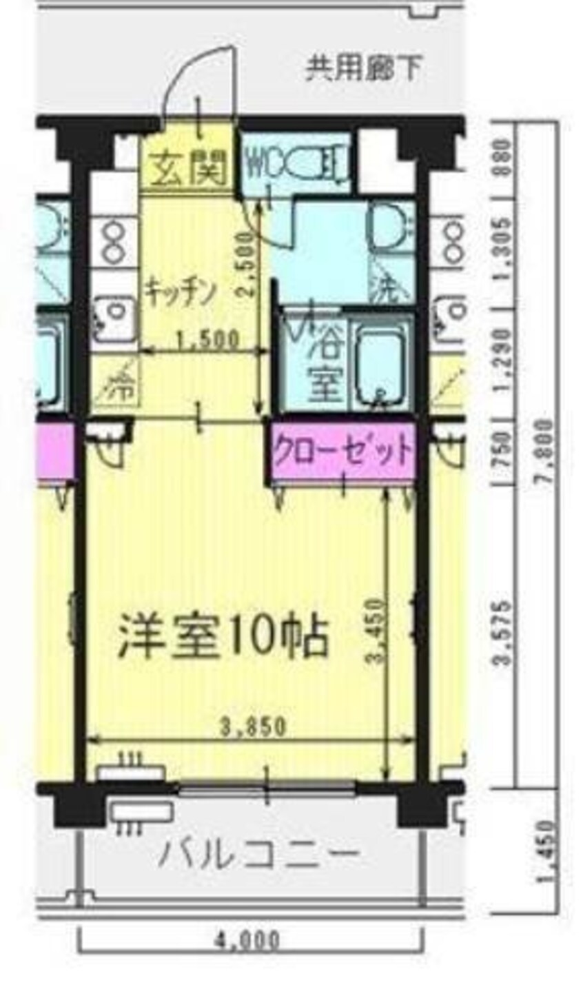 間取図 グランベルデ南方EAST