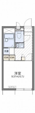 レオパレス椿の間取図