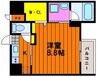 ESCAZA桑田町 1Kの間取り