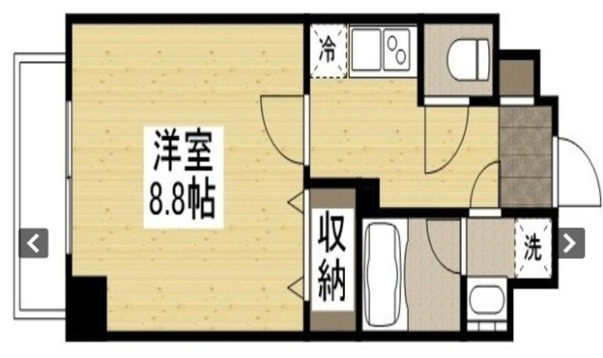 間取図 THE　MODERN　表町