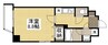 THE　MODERN　表町 1Kの間取り