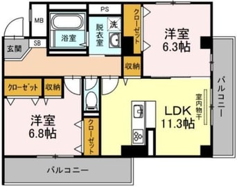 間取図 coco ferme