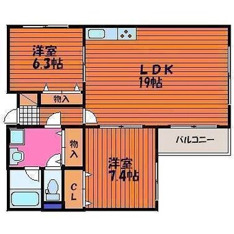 間取図 カーサ　スタチオーネ