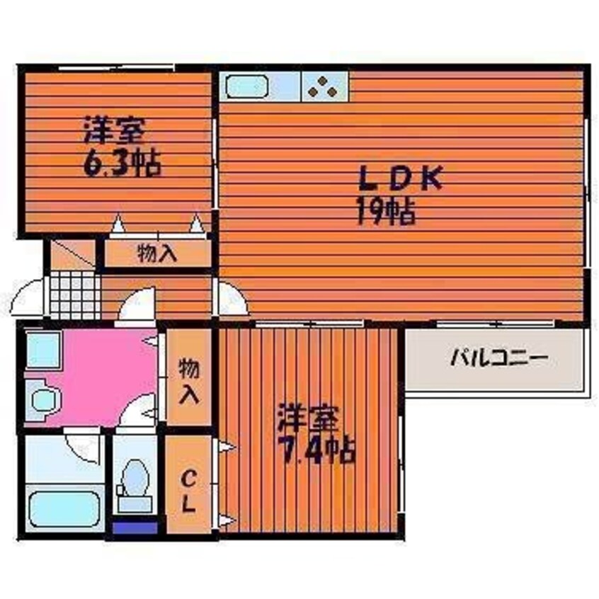 間取図 カーサ　スタチオーネ