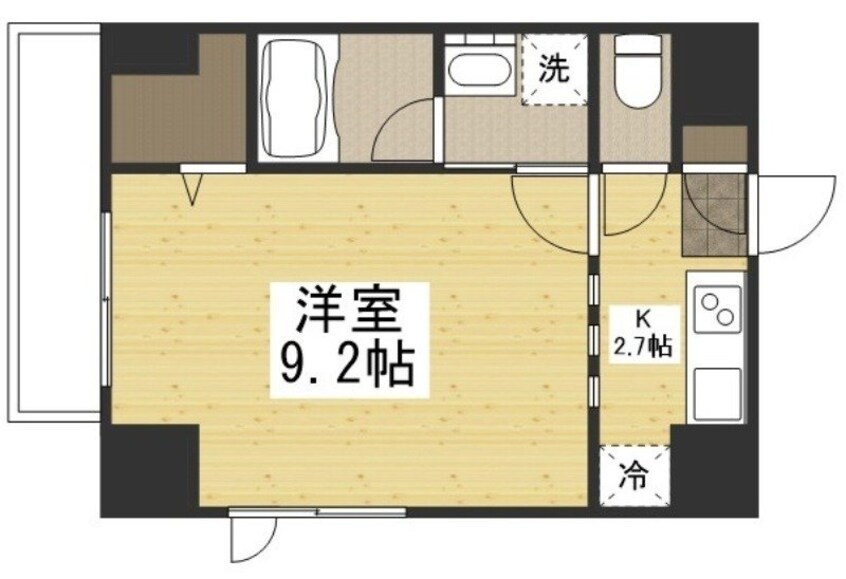 間取図 THE MODERN 桑田町