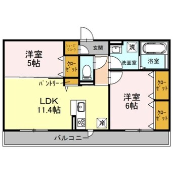 間取図 サニーフラット西市　Ａ棟