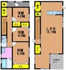 福泊戸建Ⅰ棟 3LDKの間取り