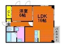 カネツグマンションの間取図