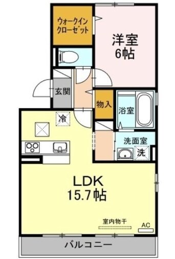 間取図 メゾン　ド　シュクル