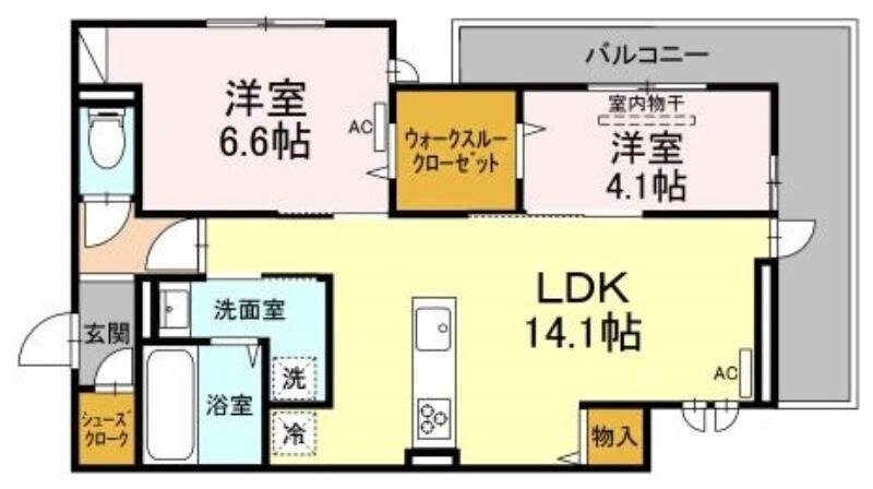 間取り図 メゾン　ド　クレア