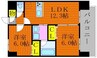 ArcStage柳町 2LDKの間取り