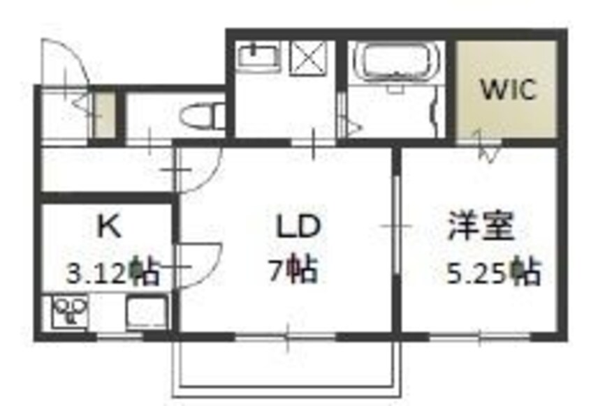 間取図 めぞん　ミネット　