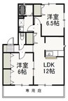 さにぃてらす’03　壱番館 2LDKの間取り