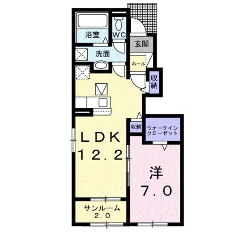 間取図 プライムローズ　ガーデンⅠ