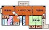 オリーブＢ 3LDKの間取り