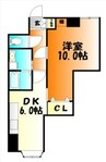 CRASSO DAIKU 1DKの間取り