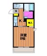 ソフィア学南町 1Kの間取り