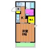 ソフィア学南町 1Kの間取り