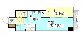 間取図 Park Grande 蕃山