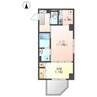 せかんどゆーす西口 1LDKの間取り
