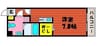 willDo岡山駅西口 1Kの間取り