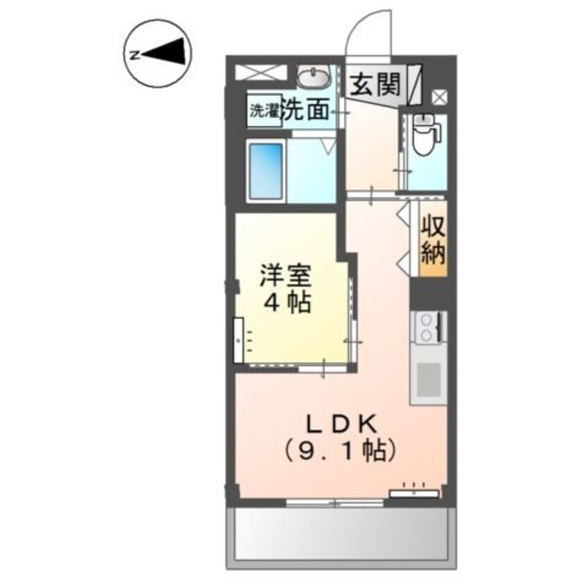 間取図 ブリエ　ロッシュ　Ｕ