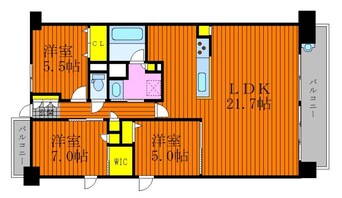 間取図 ポレスター中仙道テラス