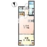 RKマンション 1LDKの間取り