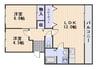 ジョイフル今 2LDKの間取り