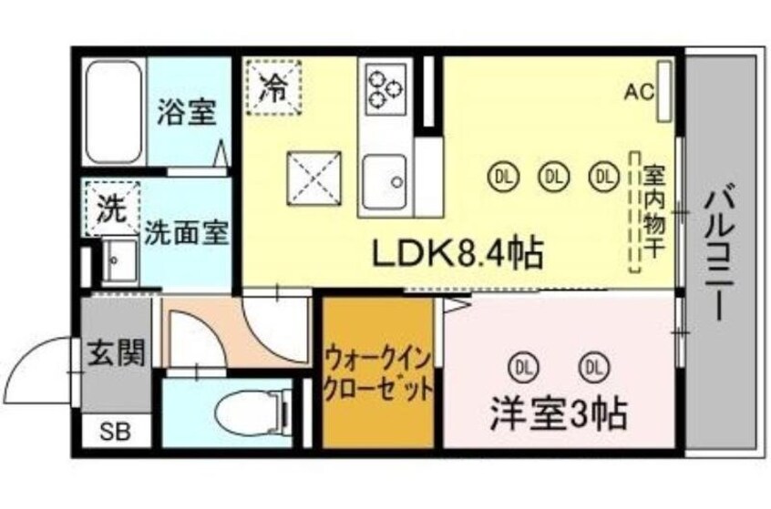 間取図 プリエールsaya