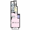 エアリーサンライト 1Rの間取り
