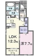 サンシャインヒルズⅢ　Ａの間取図