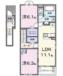 サンシャインヒルズⅢ　Ａの間取図