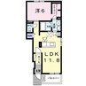 ブリリアントテラス　Ａ 1LDKの間取り
