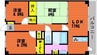 ホーフパルク 3LDKの間取り