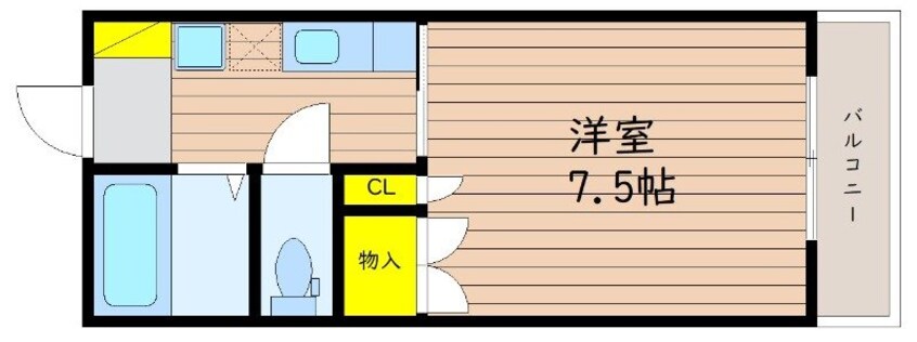 間取図 セントフォレスト伊島