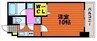 Friend　Court　岡山医大東 1Kの間取り