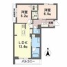 シャーメゾン　ノーススクエア 2LDKの間取り