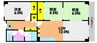 メゾン操山 3LDKの間取り